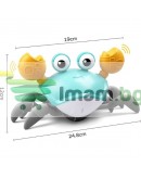 Интерактивна играчка рак с музика и LED светлини